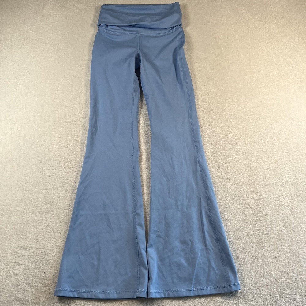 Yogalicious Leggings Womens XS Blue Lux Florence Flare Pant Yoga Stretch Ankle